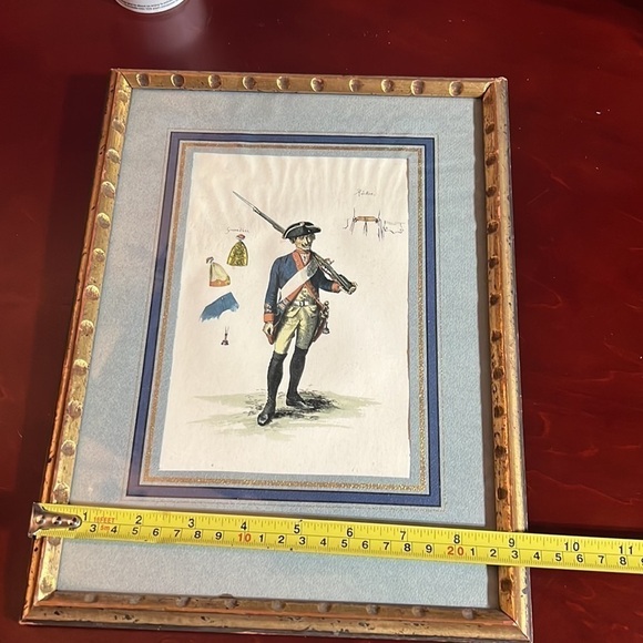 Old French Artillery Soldier Print - Picture 8 of 9